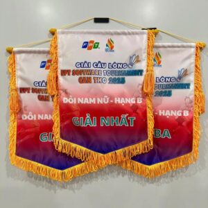 Cờ lưu niệm giành cho bộ môn cầu lông