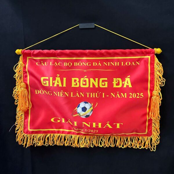 Cờ lưu niệm bóng đá giải các câu lạc bộ