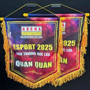 Cờ lưu niệm esport thể thao điện tử