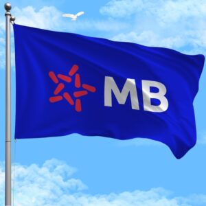 Cờ in logo ngân hàng