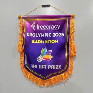 Cờ lưu niệm giải cầu lông