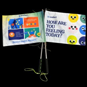 Cờ vải sự kiện in logo theo yêu cầu