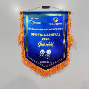 In cờ lưu niệm hội thao theo yêu cầu