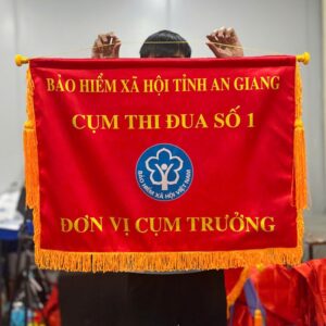 Cờ cụm thi đua in theo yêu cầu