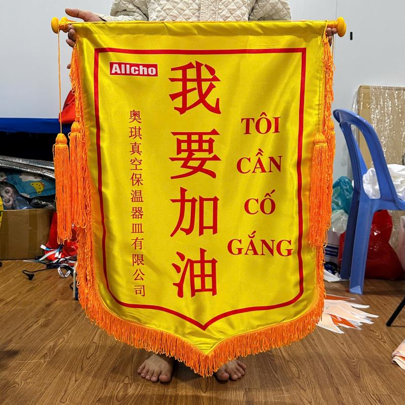 Sản xuất cờ lưu niệm theo yêu cầu