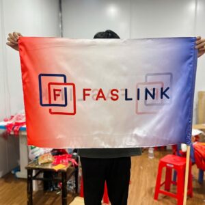 Cờ doanh nghiệp - cờ công ty cán gỗ in theo yêu cầu