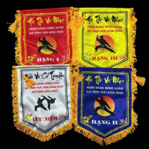 Cờ hội thi võ thuật mừng xuân