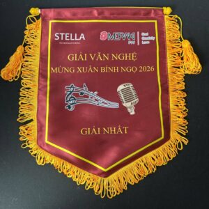 Cờ lưu niệm văn nghệ mừng xuân