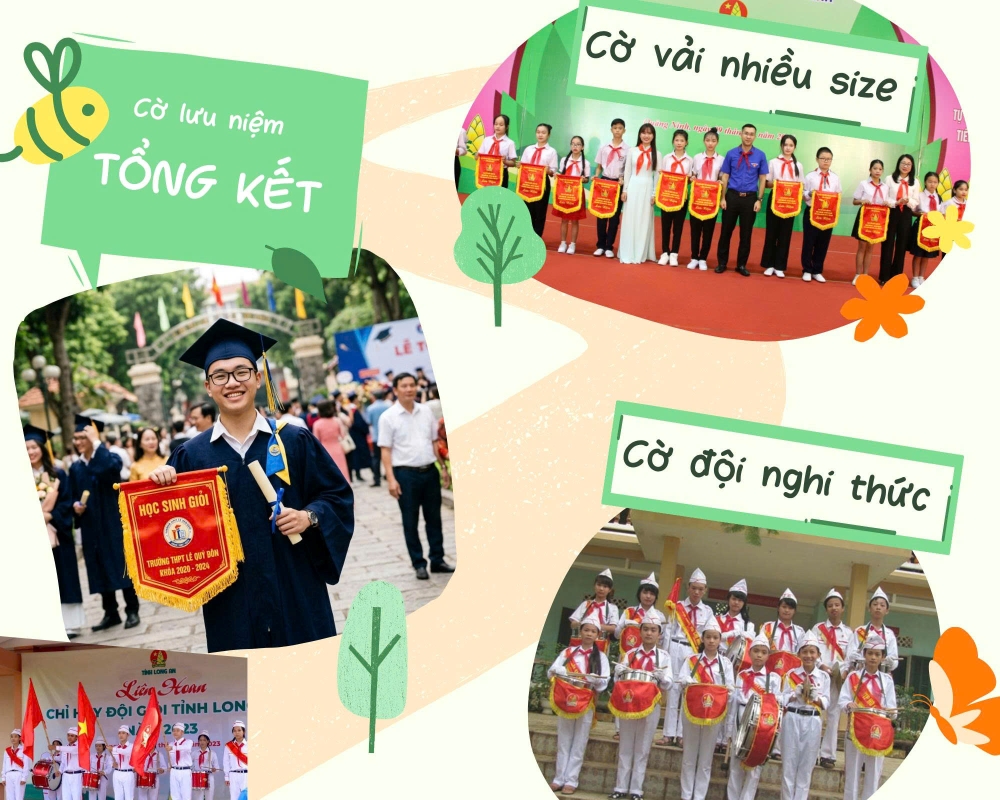 In Cờ Lưu Niệm Theo Yêu Cầu - Tại Xưởng TP HCM - Ảnh 3