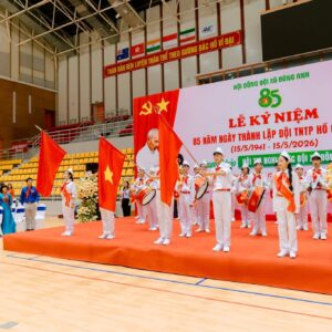 Cờ nghi thức làm từ vải phi và in bằng công nghệ in chuyển nhiệt