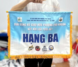 Cờ lưu niệm bóng rổ